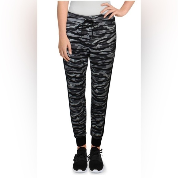 Juniors pants joggers sweatpants grey camouflage - Size M - Picture 1 of 14